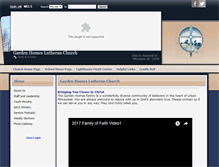 Tablet Screenshot of gardenhomeslutheran.org